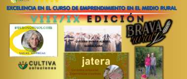 cartel cursos emprendimiento en el medio rural