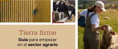 portada de la guía para empezar en el sector agrario