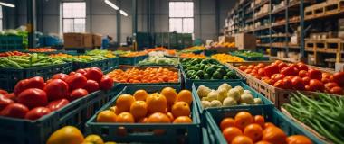 almacén de frutas y verduras