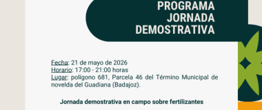 Cartel del evento jornada de fertilizantes
